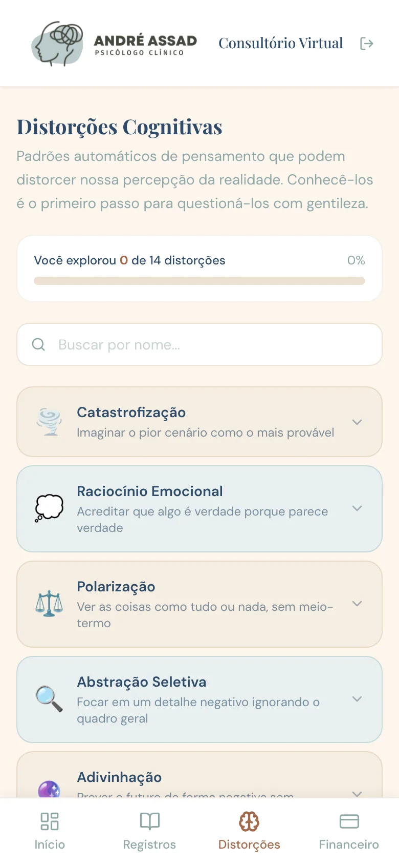 Distorções cognitivas explicadas